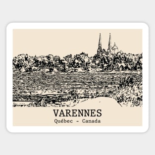 Varennes - Québec Magnet